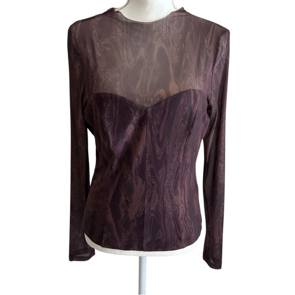 Louna Burnout sheer top - Picture 4 of 8